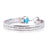 Disney Couture Kingdom - Frozen - Charm Bangle Junior Size White Gold