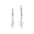 Couture Kingdom - Disney - Frozen 2 Elsa Drop Earrings White Gold