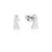 Couture Kingdom - Disney Junior - Frozen 2 Anna Stud Earrings White Gold