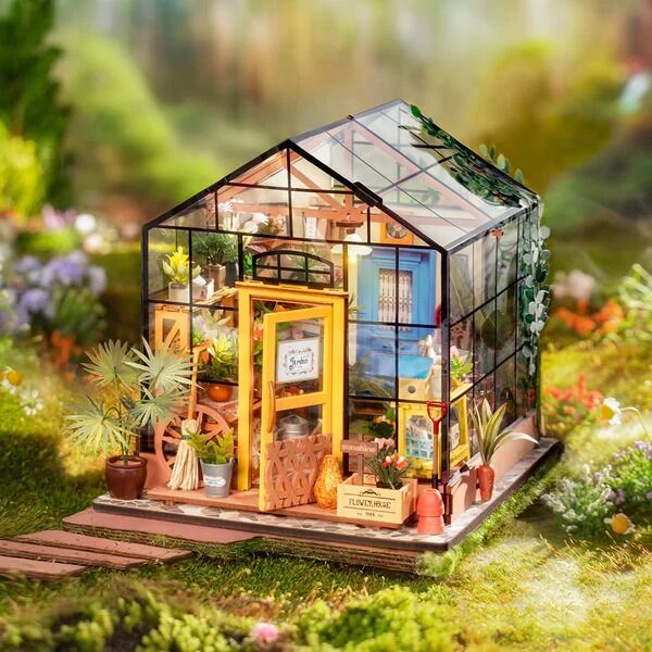 Rolife Wooden Model - DIY Miniature House Cathy's Flower House