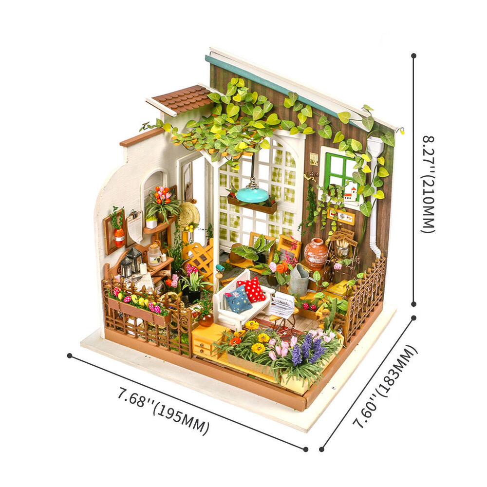Rolife Wooden Model - DIY Miniature House Mr. Miller's Garden