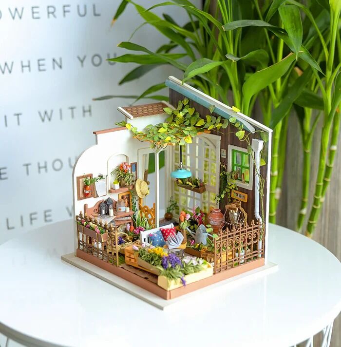 Rolife Wooden Model - DIY Miniature House Mr. Miller's Garden