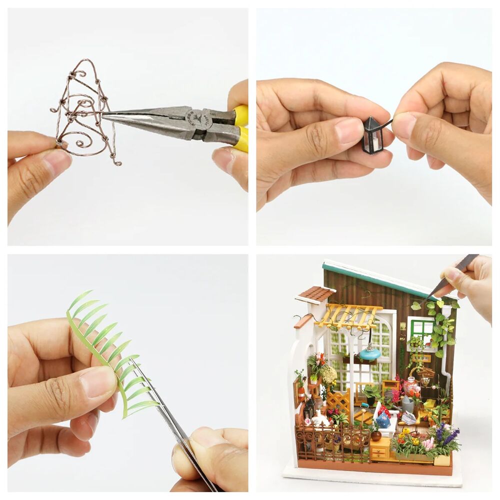 Rolife Wooden Model - DIY Miniature House Mr. Miller's Garden