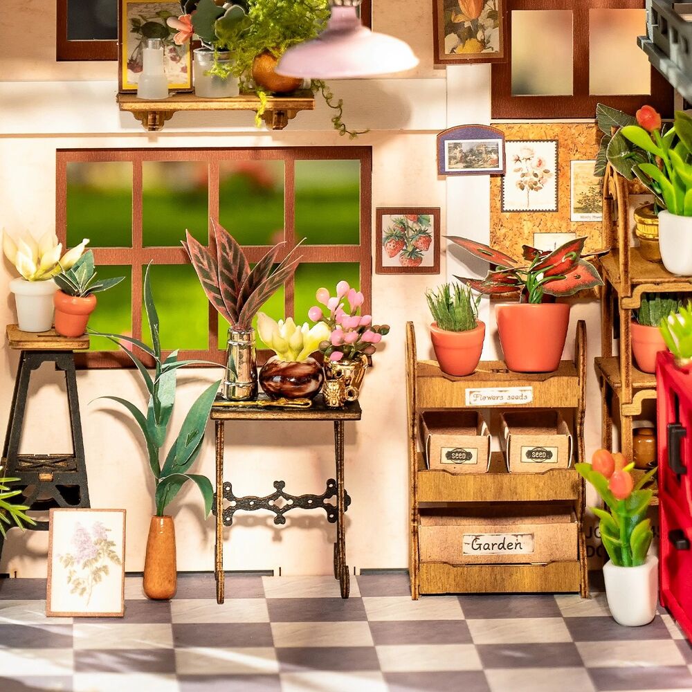 Rolife Wooden Model - DIY Miniature House Emily's Flower Shop