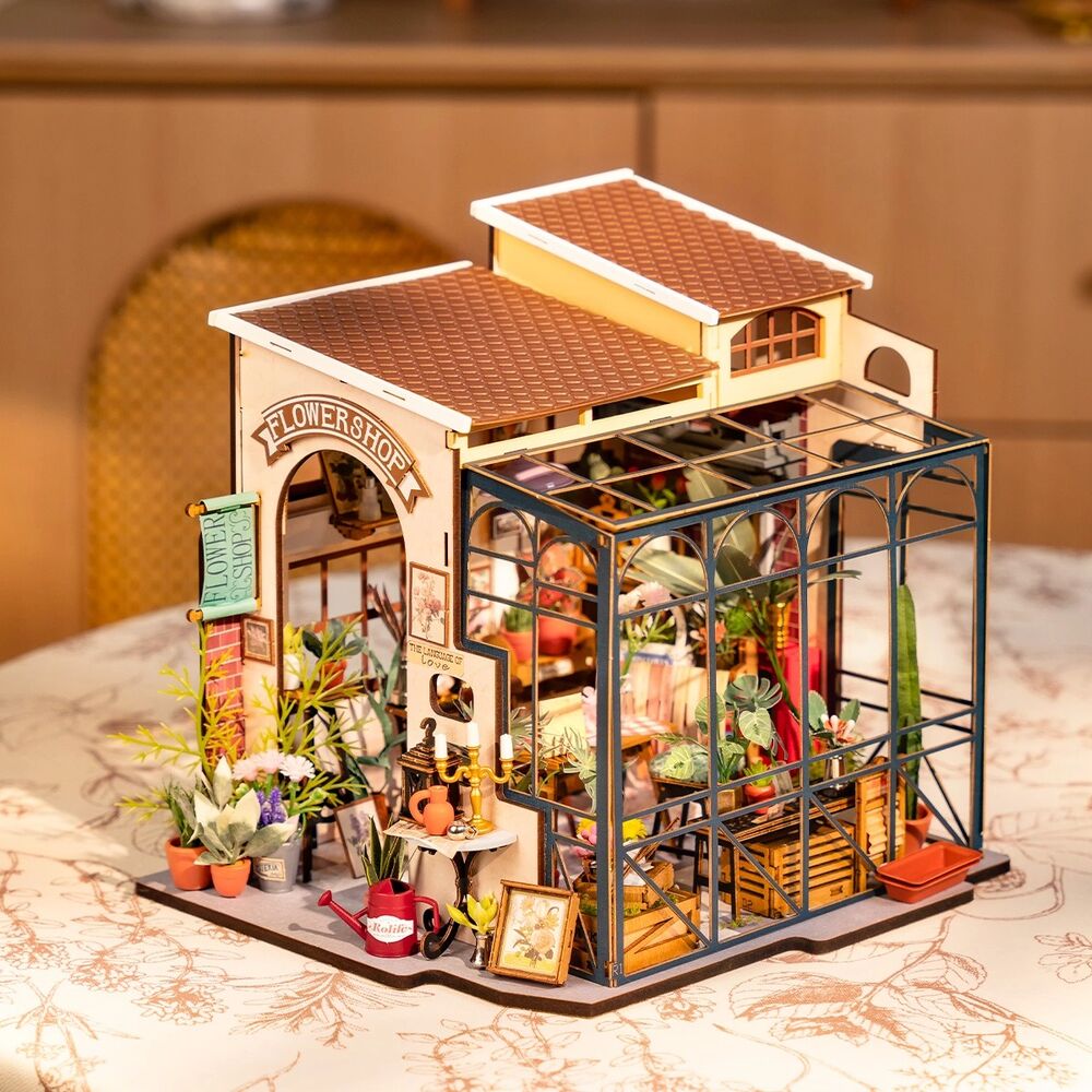 Rolife Wooden Model - DIY Miniature House Emily's Flower Shop