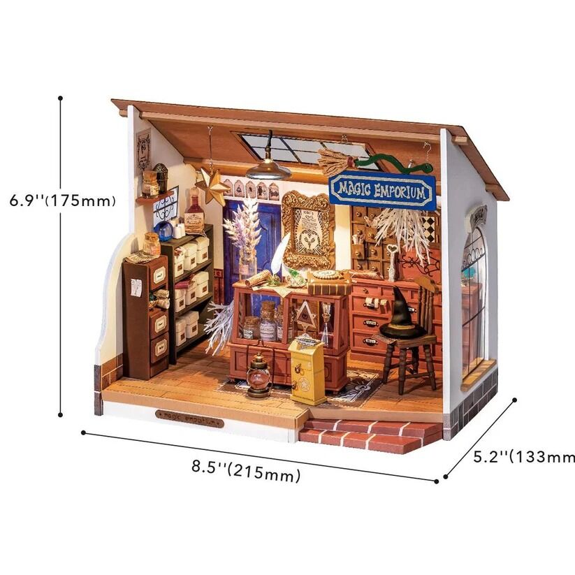 Rolife Wooden Model - DIY Miniature House Kiki's Magic Emporium