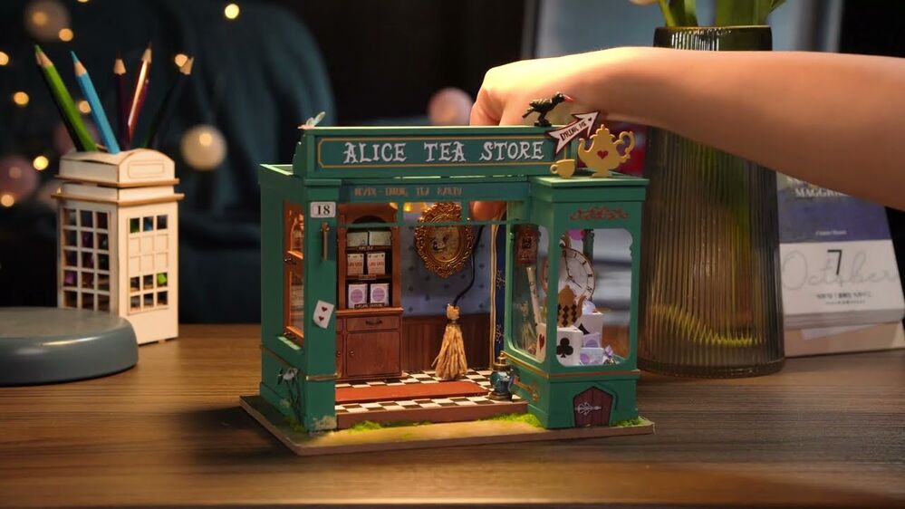 Rolife Wooden Model - DIY Miniature House Alice's Tea Store