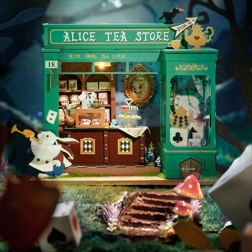 Rolife Wooden Model - DIY Miniature House Alice's Tea Store