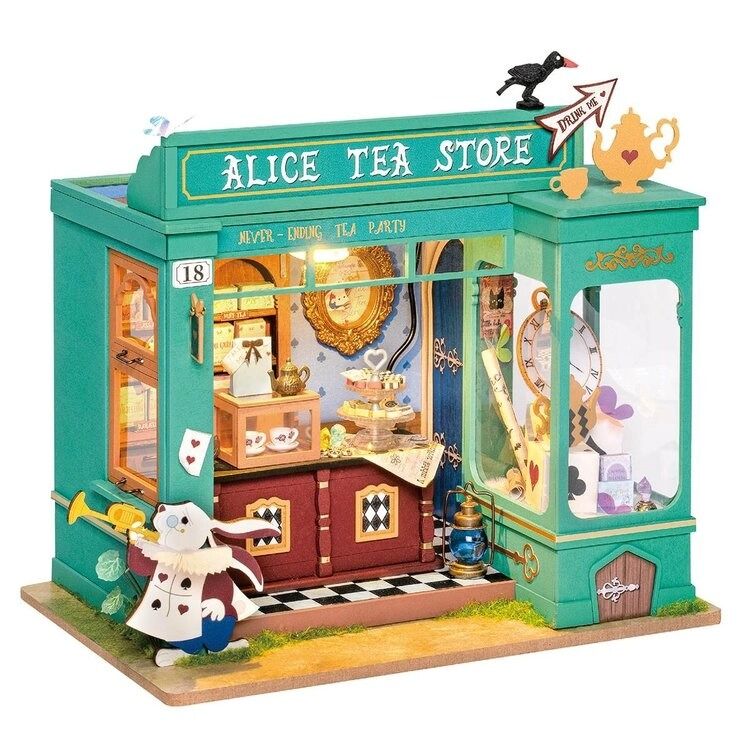 Rolife Wooden Model - DIY Miniature House Alice's Tea Store