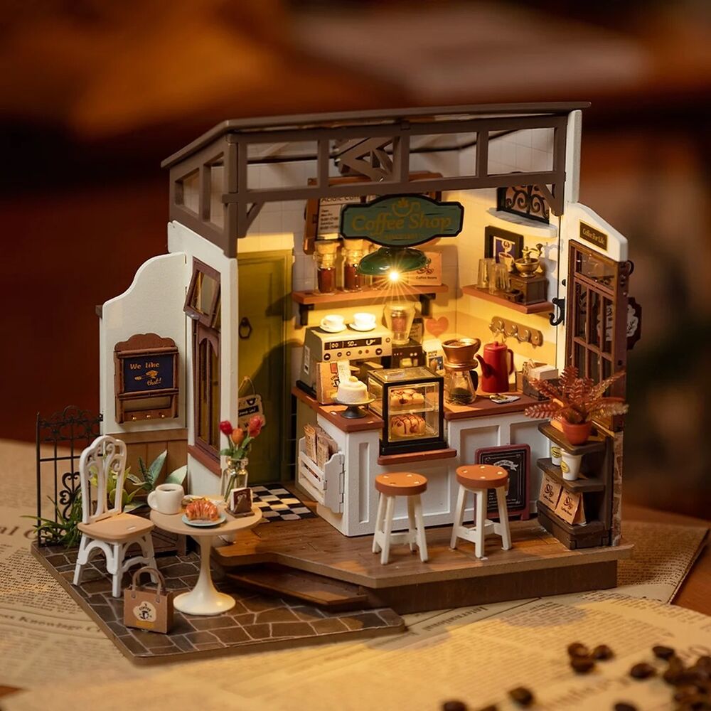 Rolife Wooden Model - DIY Miniature House Flavoury Café