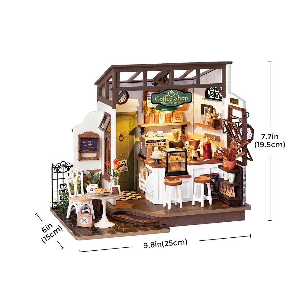 Rolife Wooden Model - DIY Miniature House Flavoury Café
