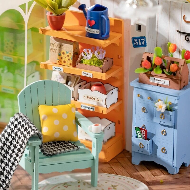 Rolife Wooden Model - DIY Miniature House Dreamy Garden House