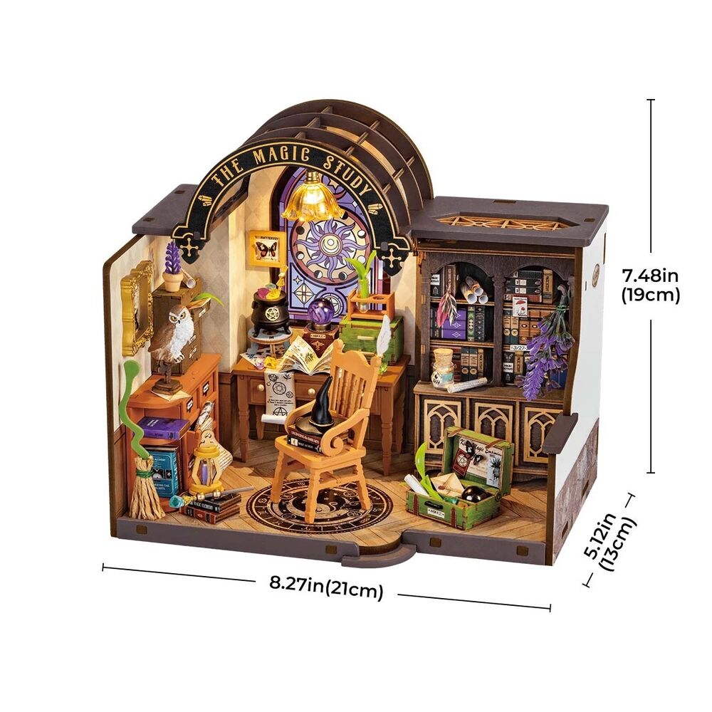 Rolife Wooden Model - DIY Miniature House The Magic Study