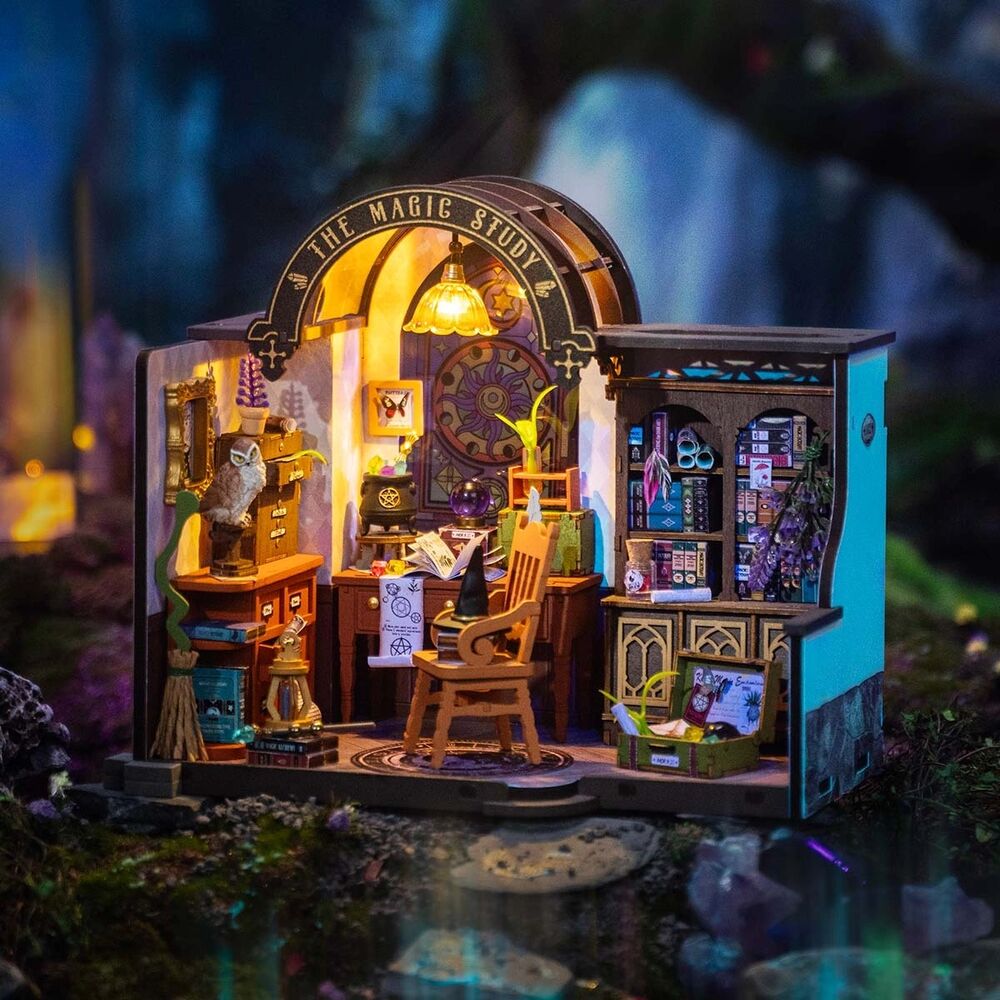 Rolife Wooden Model - DIY Miniature House The Magic Study
