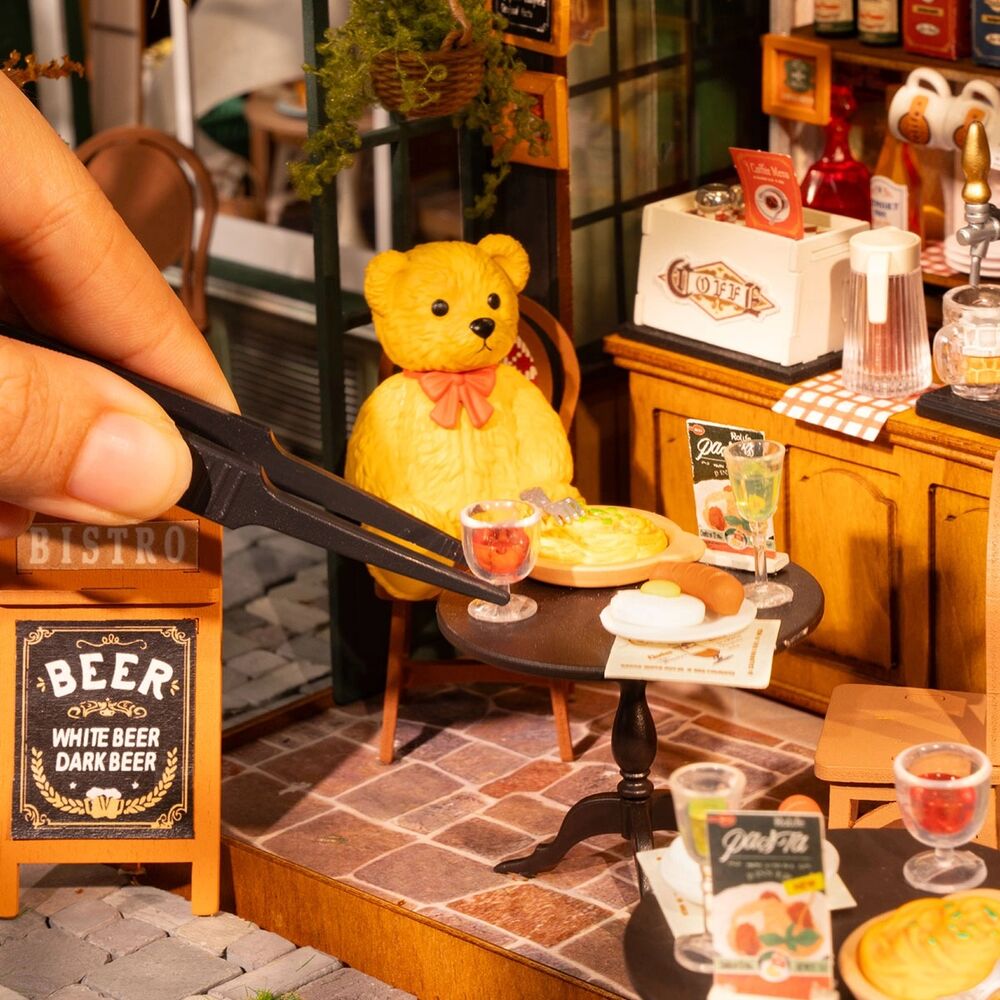Rolife Wooden Model - DIY Miniature House Tipsy Restaurant