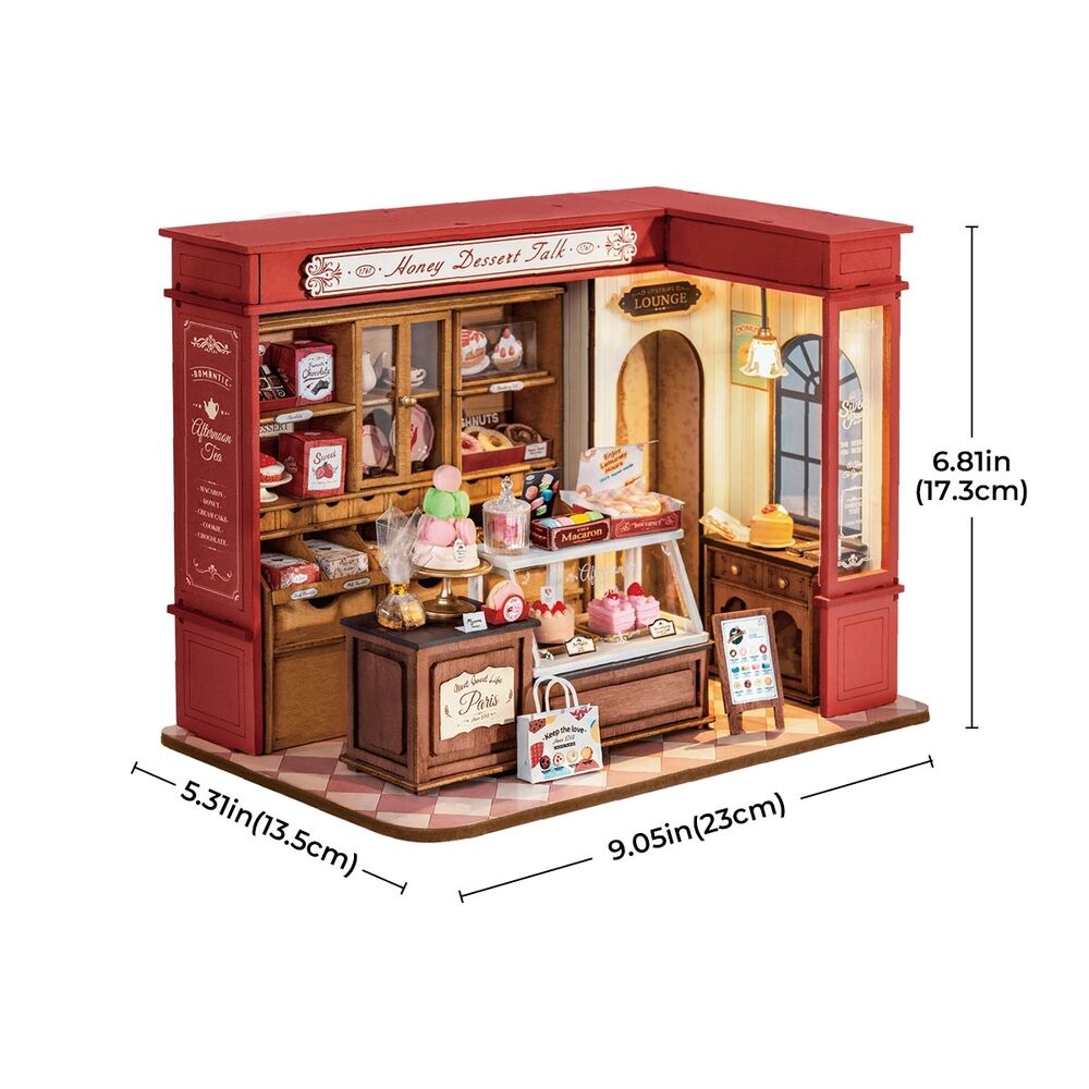 Rolife Wooden Model - DIY Miniature House Honey Dessert Talk