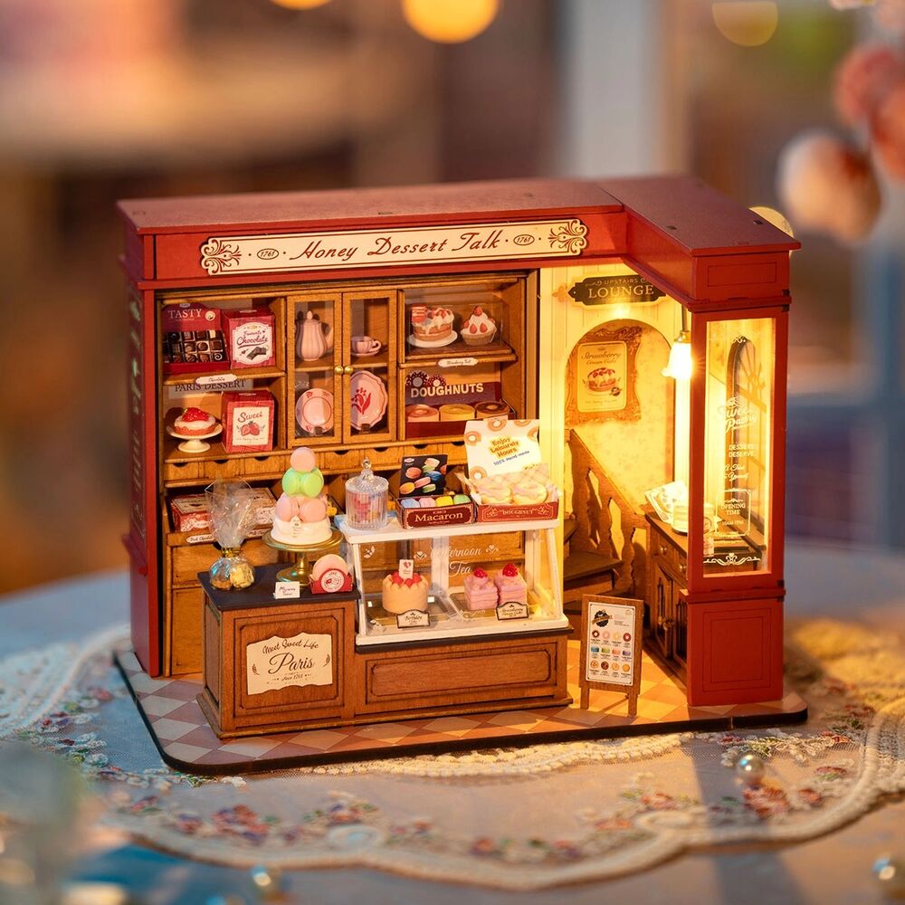 Rolife Wooden Model - DIY Miniature House Honey Dessert Talk