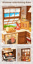 Rolife Wooden Model - DIY Miniature House Baking Kitchen