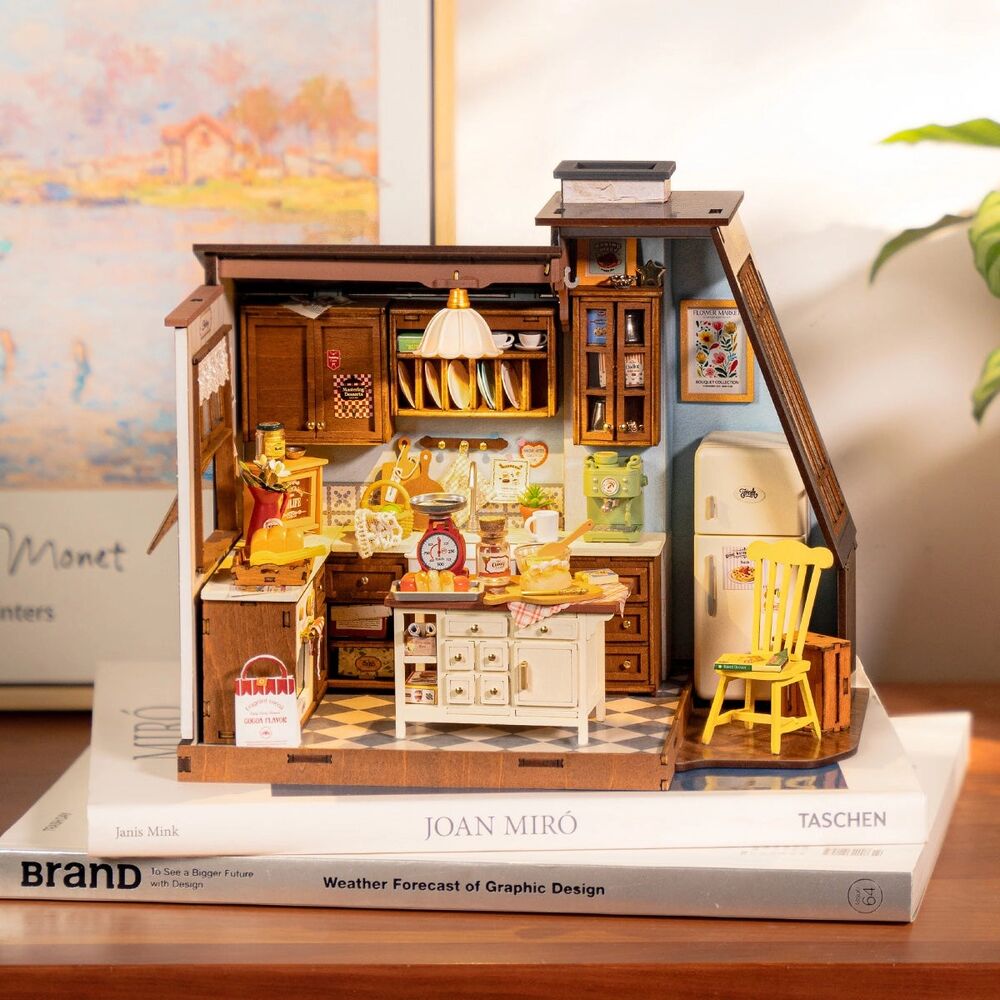 Rolife Wooden Model - DIY Miniature House Baking Kitchen