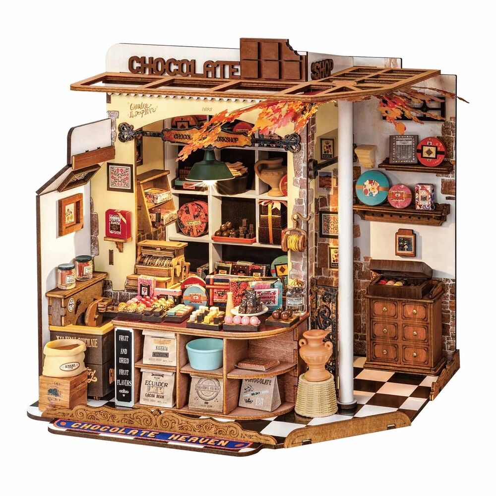 Rolife Wooden Model - DIY Miniature House Henry's Chocolate