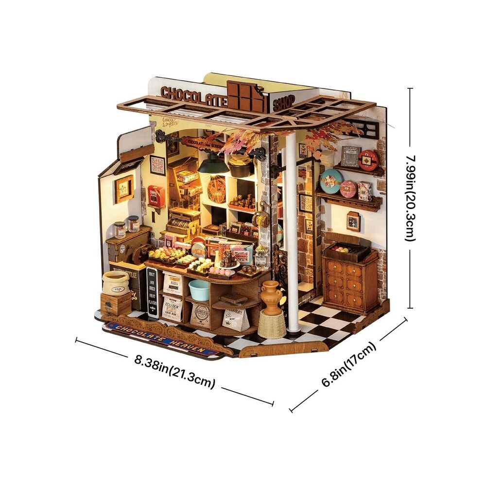 Rolife Wooden Model - DIY Miniature House Henry's Chocolate