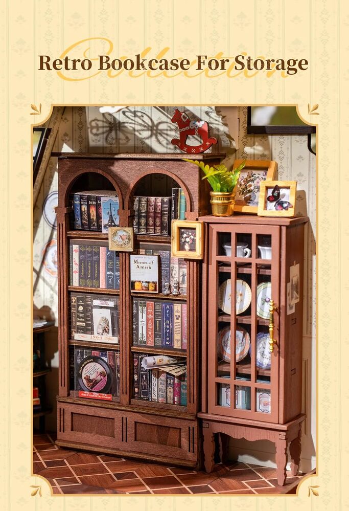 Rolife Wooden Model - DIY Miniature House Catherine's Living Room