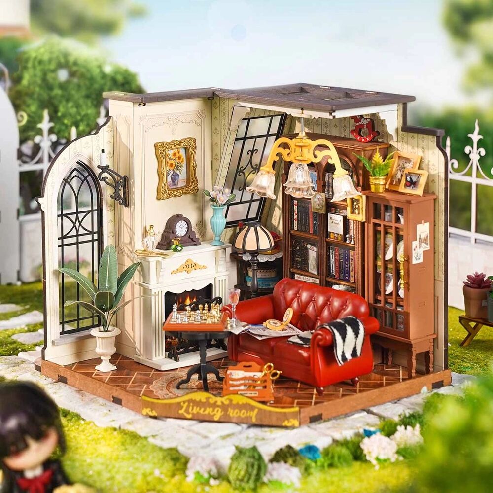 Rolife Wooden Model - DIY Miniature House Catherine's Living Room
