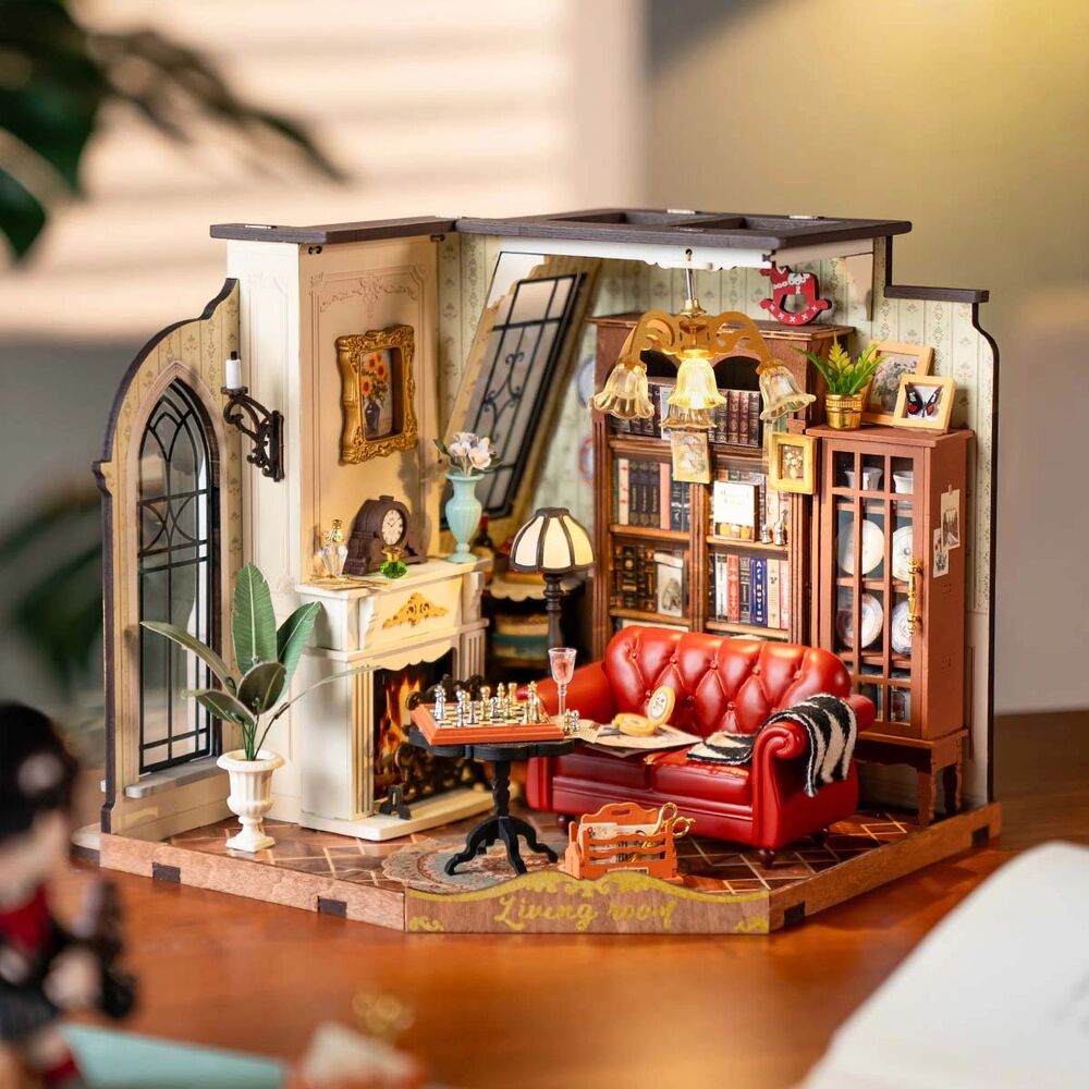 Rolife Wooden Model - DIY Miniature House Catherine's Living Room