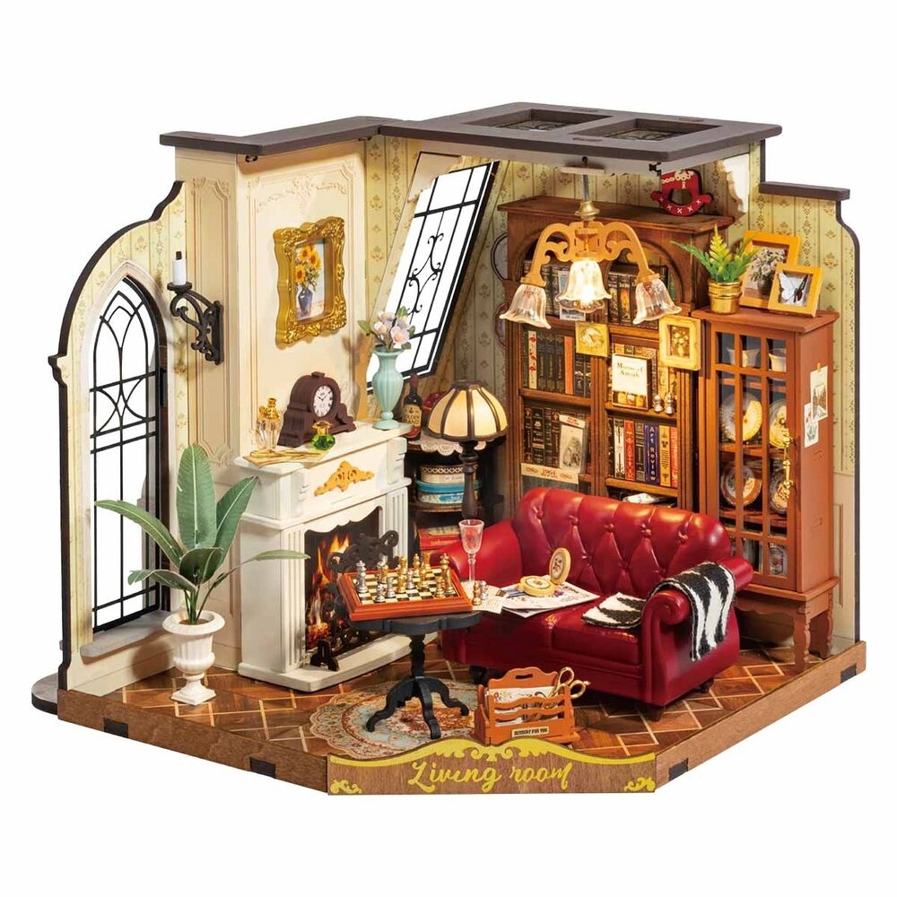 Rolife Wooden Model - DIY Miniature House Catherine's Living Room