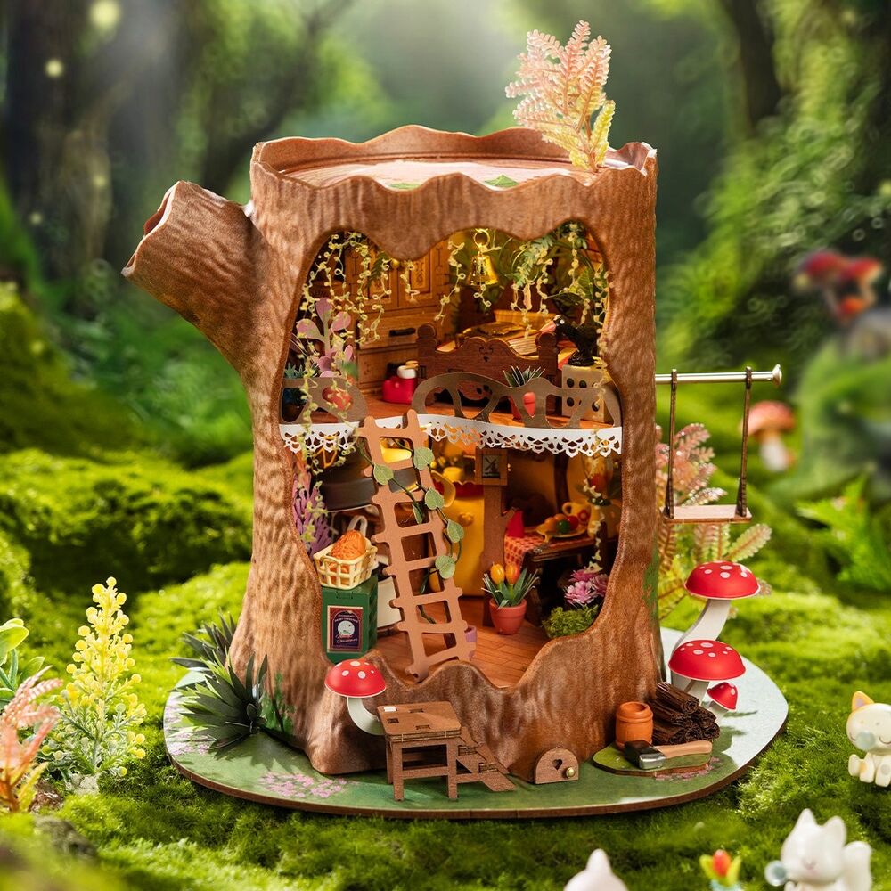 Rolife Wooden Model - DIY Miniature House Fairytale Tree House