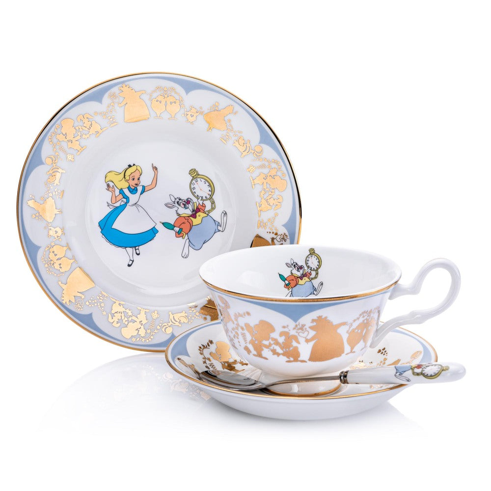 English Ladies Alice in Wonderland - White Rabbit - Cup And Saucer