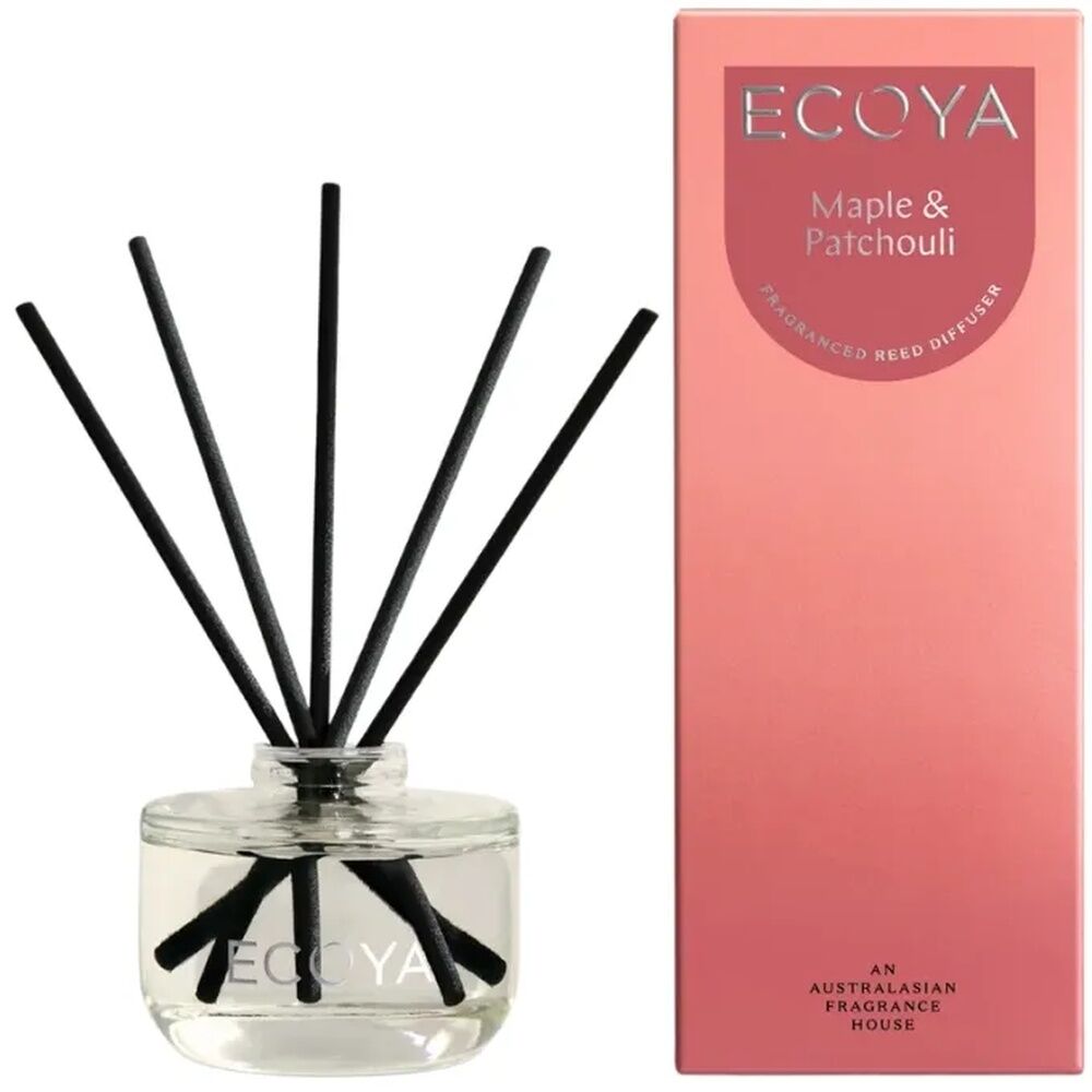 Ecoya Mini Reed Diffuser - Maple & Patchouli