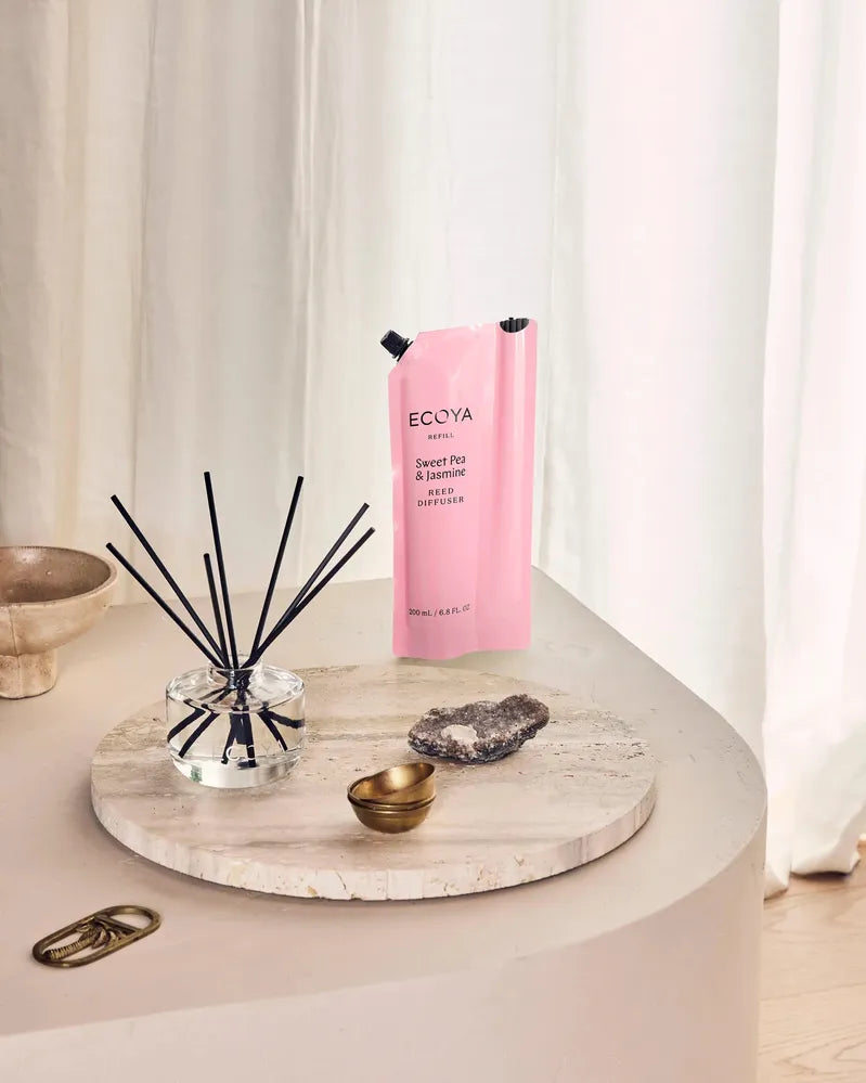 Ecoya Reed Diffuser Refill - Sweet Pea & Jasmine