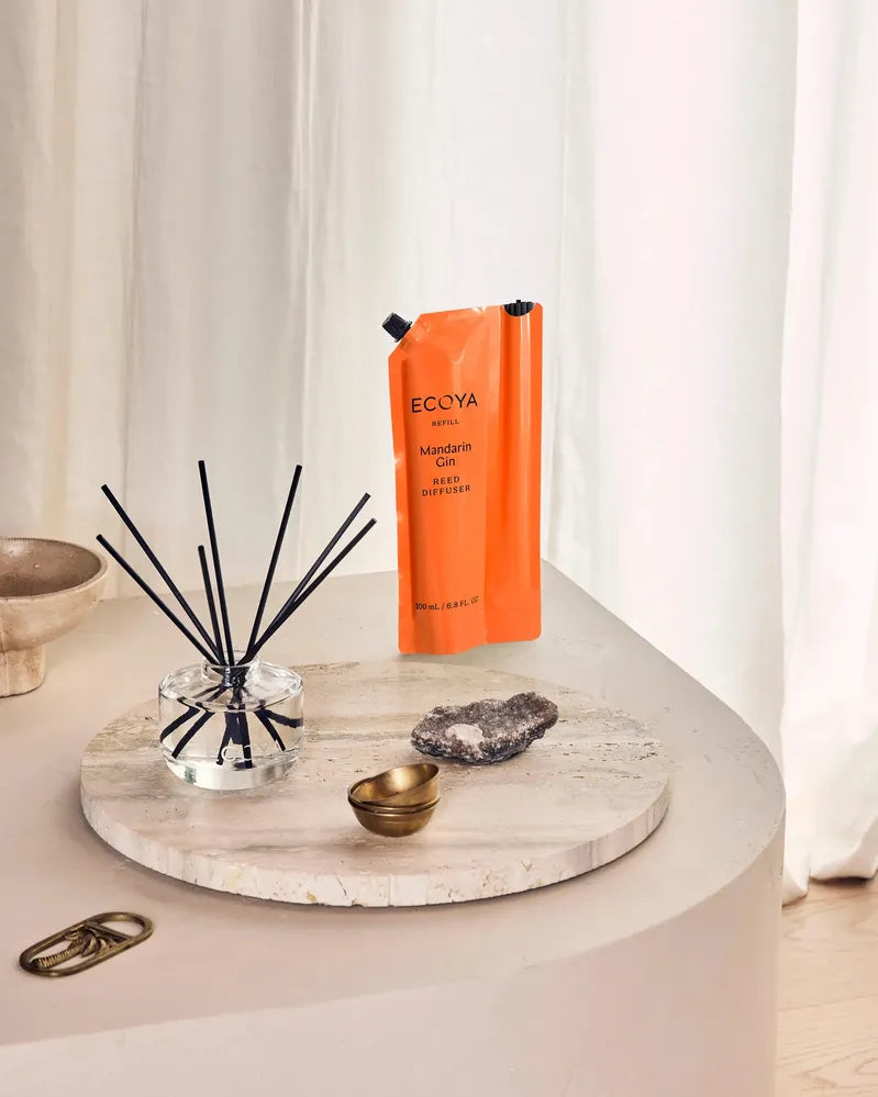 Ecoya Reed Diffuser Refill - Mandarin Gin