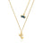 Couture Kingdom - Disney - Beauty and the Beast Lumiere Necklace Junior Yellow Gold
