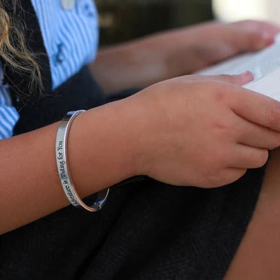 Couture Kingdom - Disney Kids - Beauty & the Beast Belle Bangle Silver