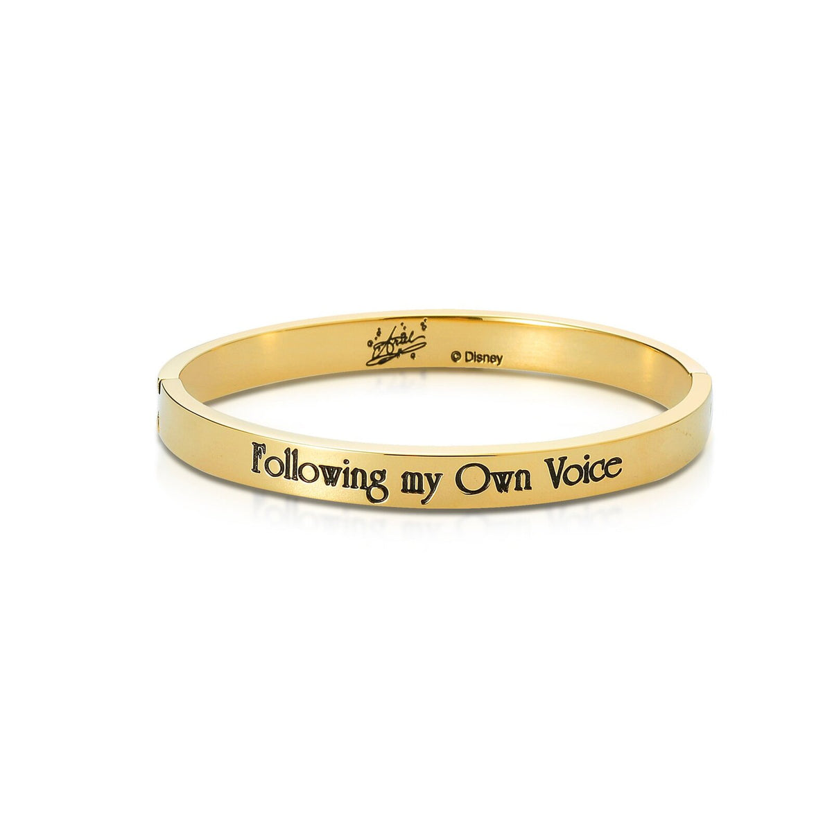 Couture Kingdom - Disney Junior - The Little Mermaid Ariel Follow My Own Voice Bangle Yellow Gold