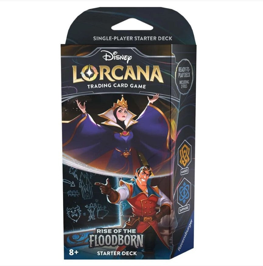 Disney Lorcana - S2 Rise of the Floodborn - Starter Deck A - Amber & Sapphire