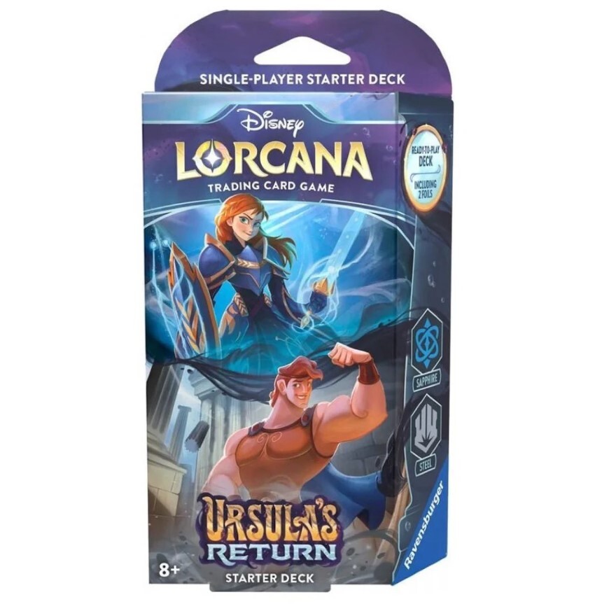 Disney Lorcana - S4 Ursula's Return - Starter Deck A - Sapphire & Steel