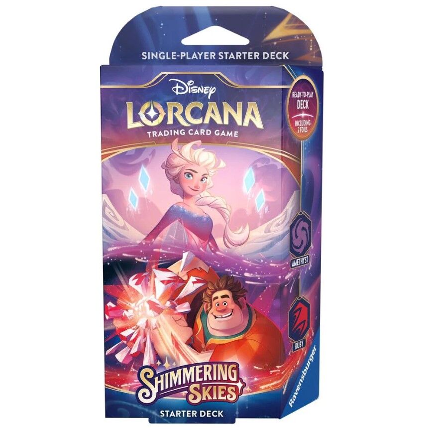 Disney Lorcana - S5 Shimmering Skies - Starter Deck A - Amethyst & Ruby