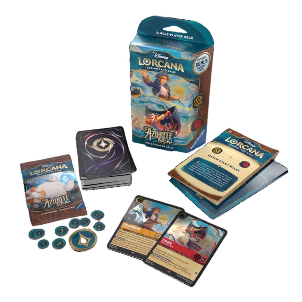Disney Lorcana - S6 Azurite Sea - Single-Player Deck: Amber & Ruby