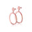 Disney Couture Kingdom - The Lion King - Hear Me Roar Hoop Earrings Rose Gold