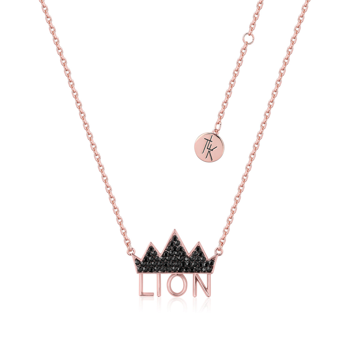 Couture Kingdom - Disney - The Lion King Crown Necklace Rose Gold