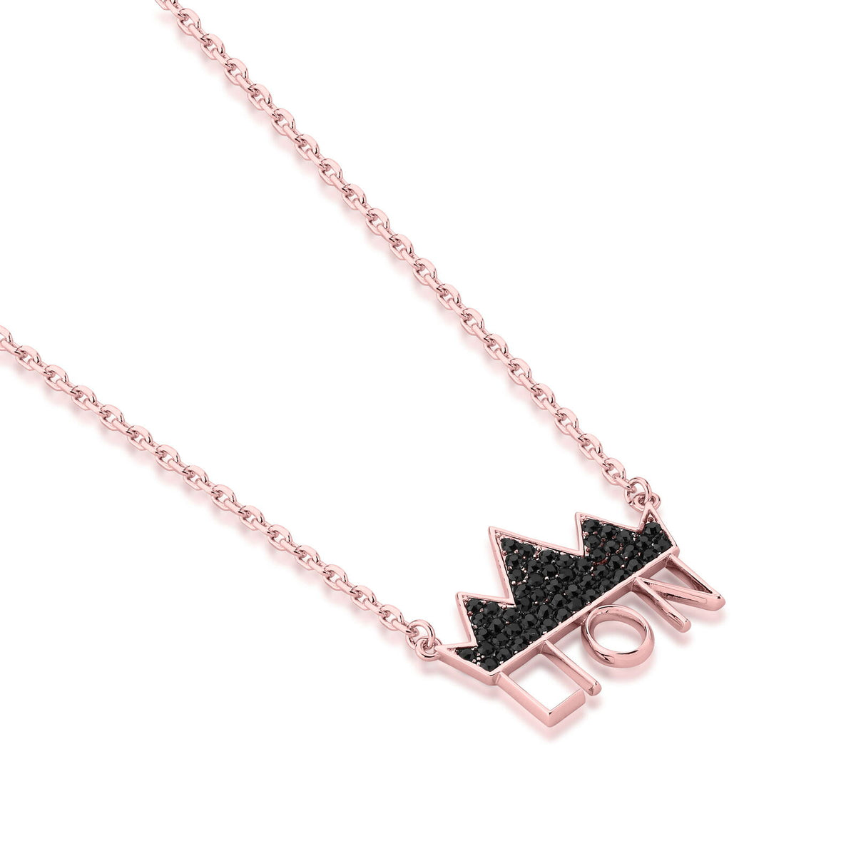 Couture Kingdom - Disney - The Lion King Crown Necklace Rose Gold