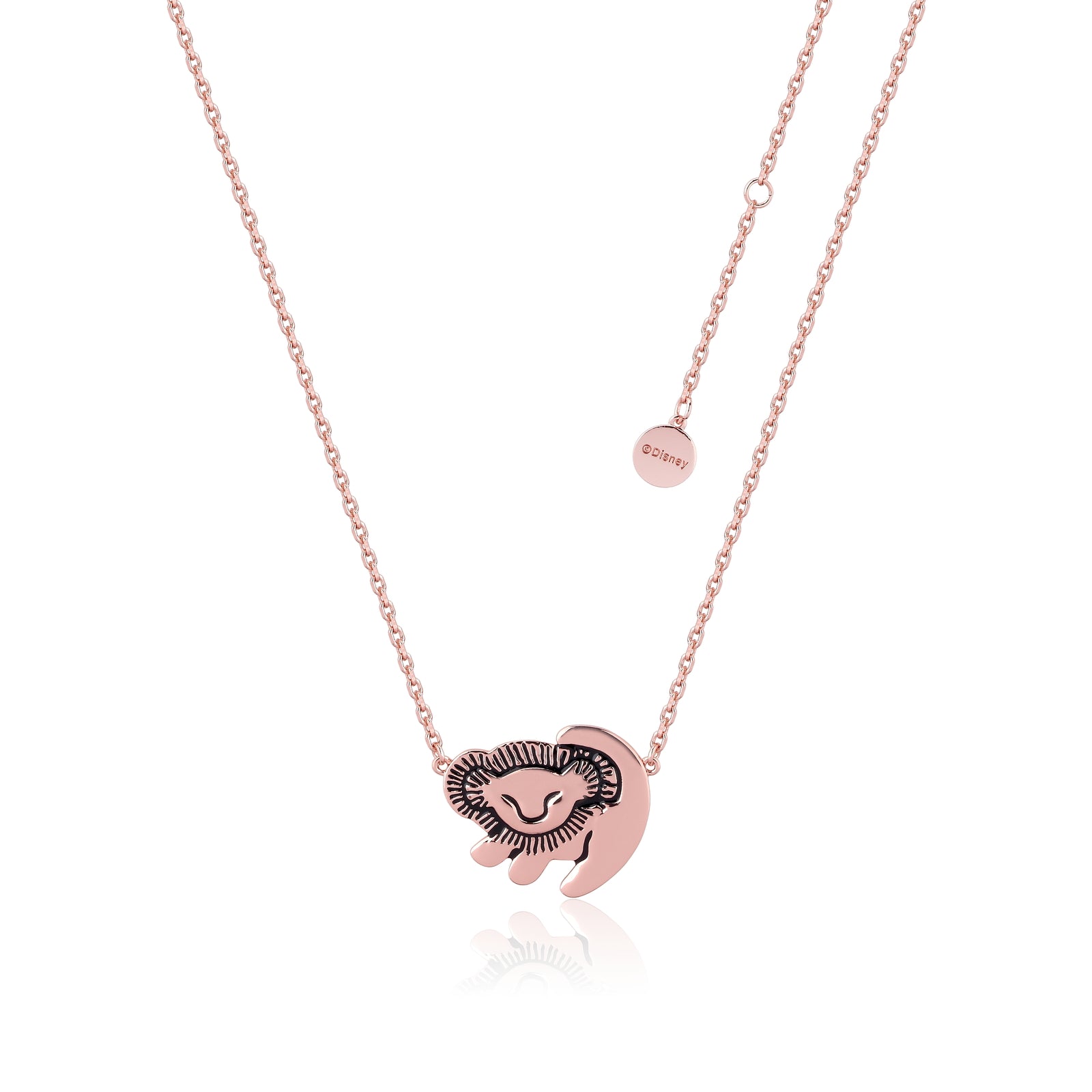 Couture Kingdom - Disney - The Lion King Simba Necklace Rose Gold