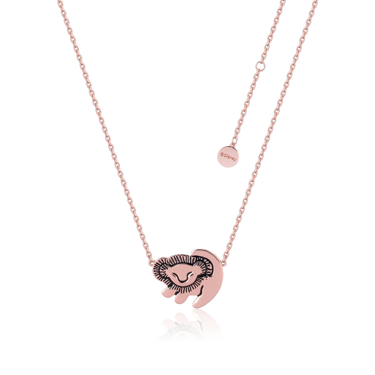 Couture Kingdom - Disney - The Lion King Simba Necklace Rose Gold