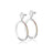 Couture Kingdom - Disney - The Lion King Hear Me Roar Hoop Earrings White Gold