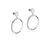 Couture Kingdom - Disney - The Lion King Hear Me Roar Hoop Earrings White Gold