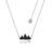 Couture Kingdom - Disney - The Lion King Crown Necklace White Gold