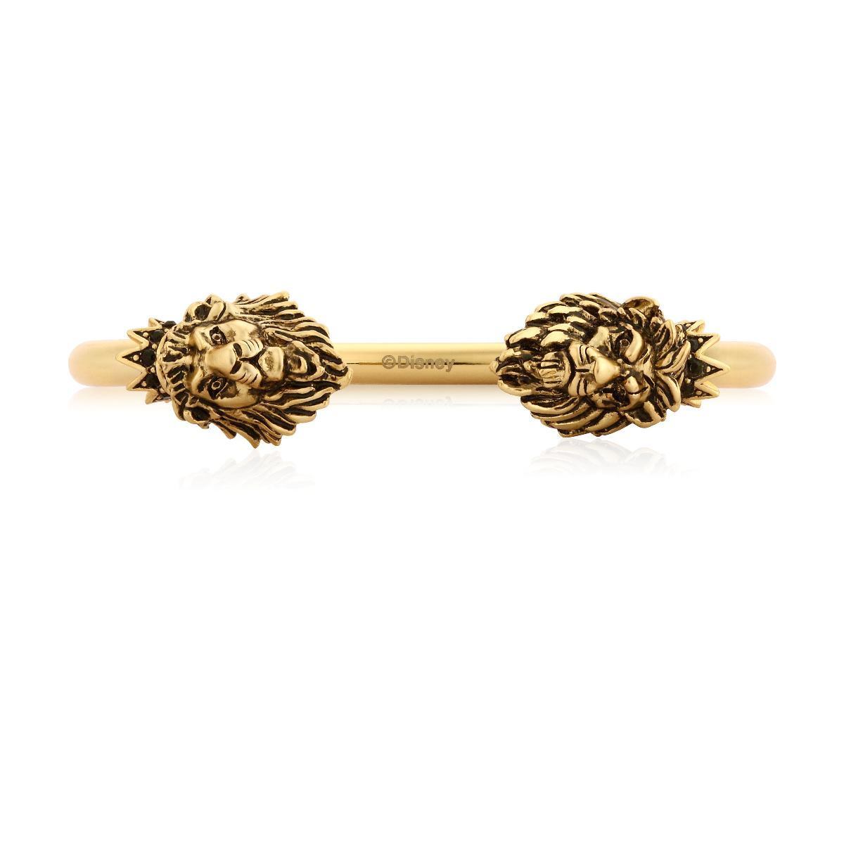 Couture Kingdom - Disney - The Lion King Simba Vs Scar Bangle Yellow Gold